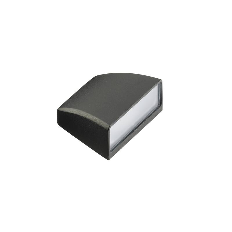 Kichler Lighting LED Mini All-Purpose Side Fire Sconce, Landscape Lighting, (2.25" x 1" x 1.75"), 16143BKB - 1