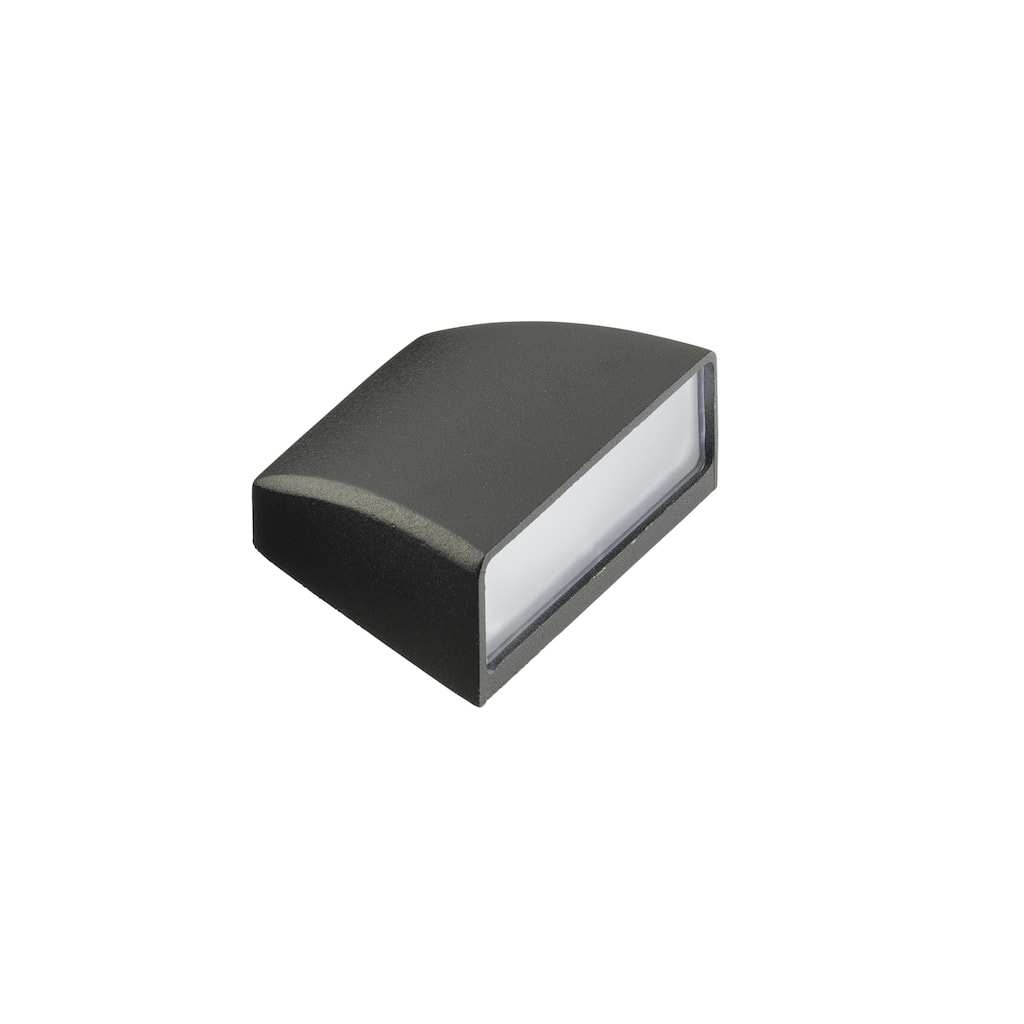Kichler Lighting LED Mini All-Purpose Side Fire Sconce, Landscape Lighting, (2.25" x 1" x 1.75"), 16143BKB - 1
