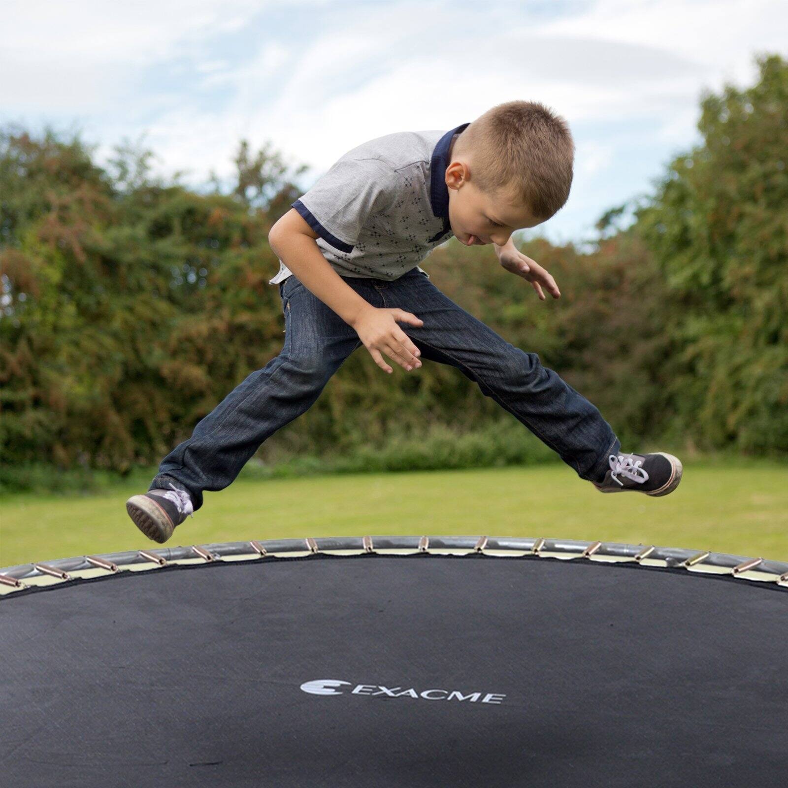 Exacme 15FT High Weight Capacity Trampoline Outdoor with Enclosure