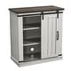 preview thumbnail 8 of 41, 32" Compact TV Stand for 40" TVs w/ Barn Door Design - 32" in Width