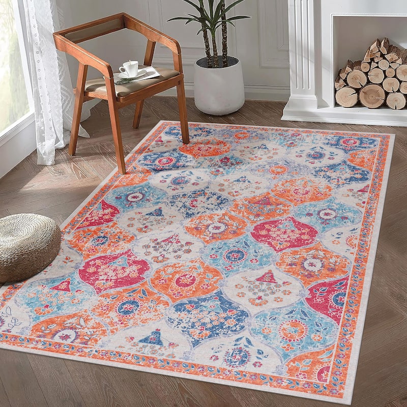 LOOM & LUXE Cream Area Rugs