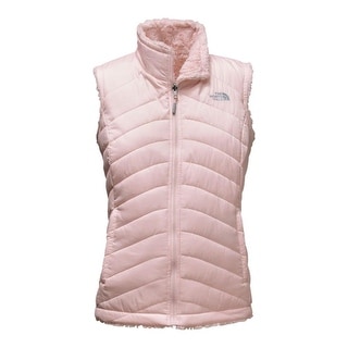 north face pink vest