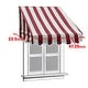 preview thumbnail 29 of 51, ALEKO 8 x 2 ft. Window / Door Awning Canopy
