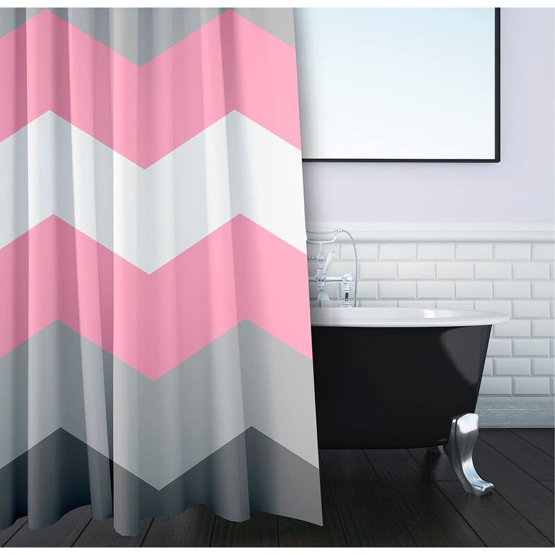 Inclusive Pride Flag Durable Poly Shower Curtain