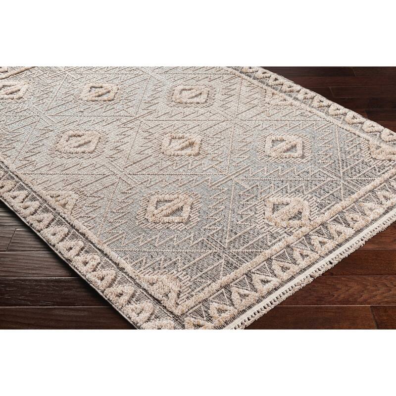 Livabliss Lanu Geometric Tribal Area Rug