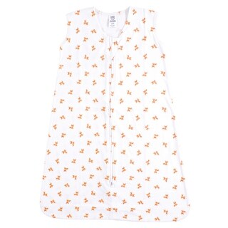Luvable Friends Baby Boy Sleeveless Jersey Cotton Sleeping Bag, Sack, Blanket, Fox Jersey
