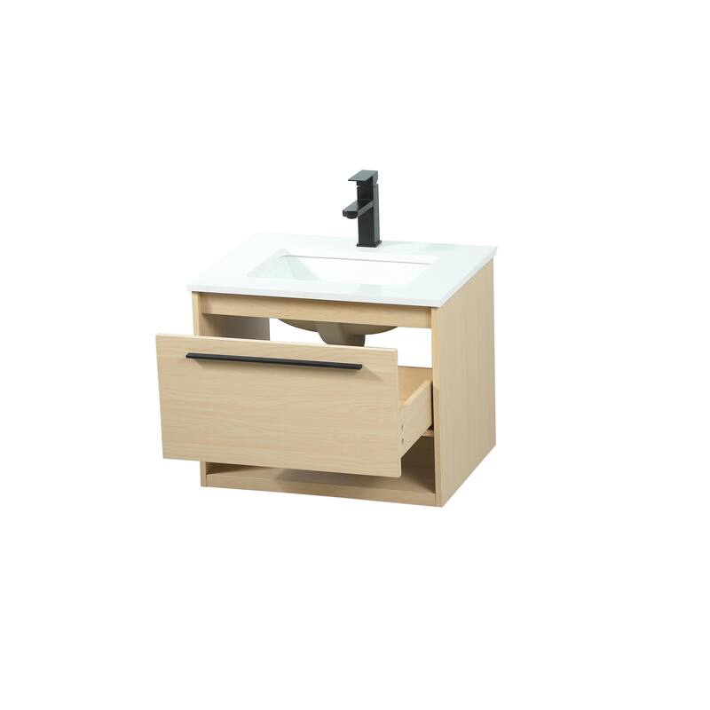 Brush 24 - 30 Inch Single Bathroom Vanity