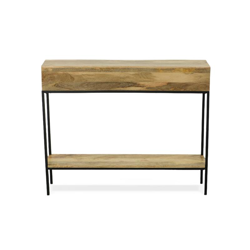 Brown Wood/Metal Ingrid Console