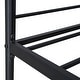 preview thumbnail 36 of 78, Metal House Bed with Trundle and Roof for Kids, Boys and Girls, Bedroom
