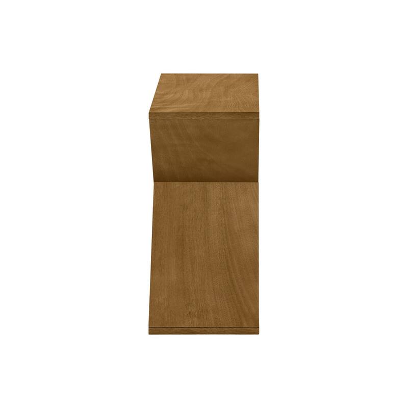 Contemporary Accent Table, Narrow Side/End Table for Living Room, Small Nightstand for Bedroom, 24" L x 11.75" W x 24.25" H