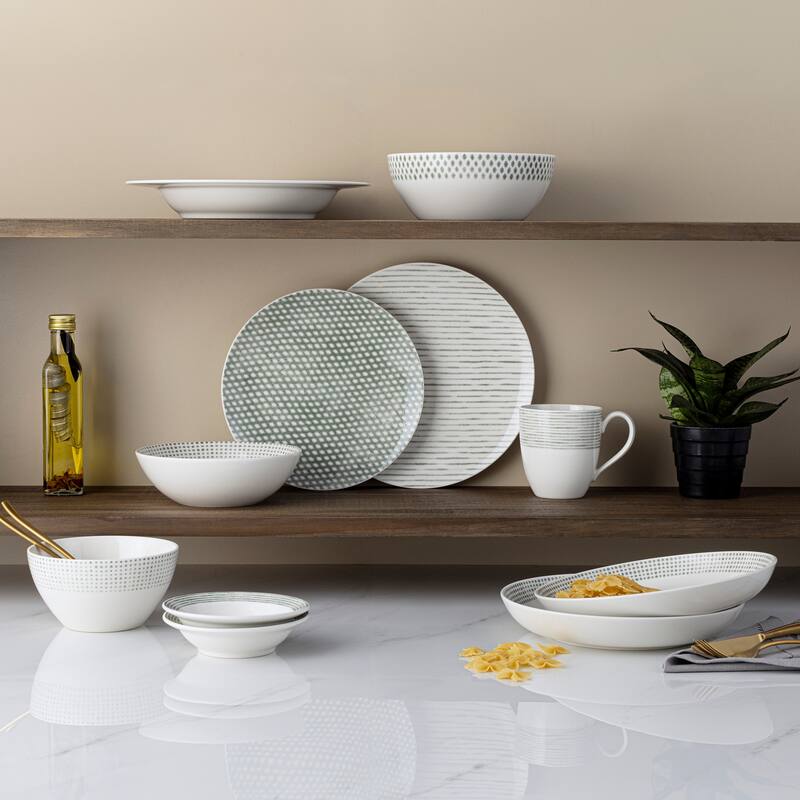 Noritake Hammock Set of 4 Dinner Bowls, 9-3/4"