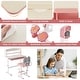 preview thumbnail 2 of 5, Gymax Kids Desk & Chair Set Height Adjustable Children School Study