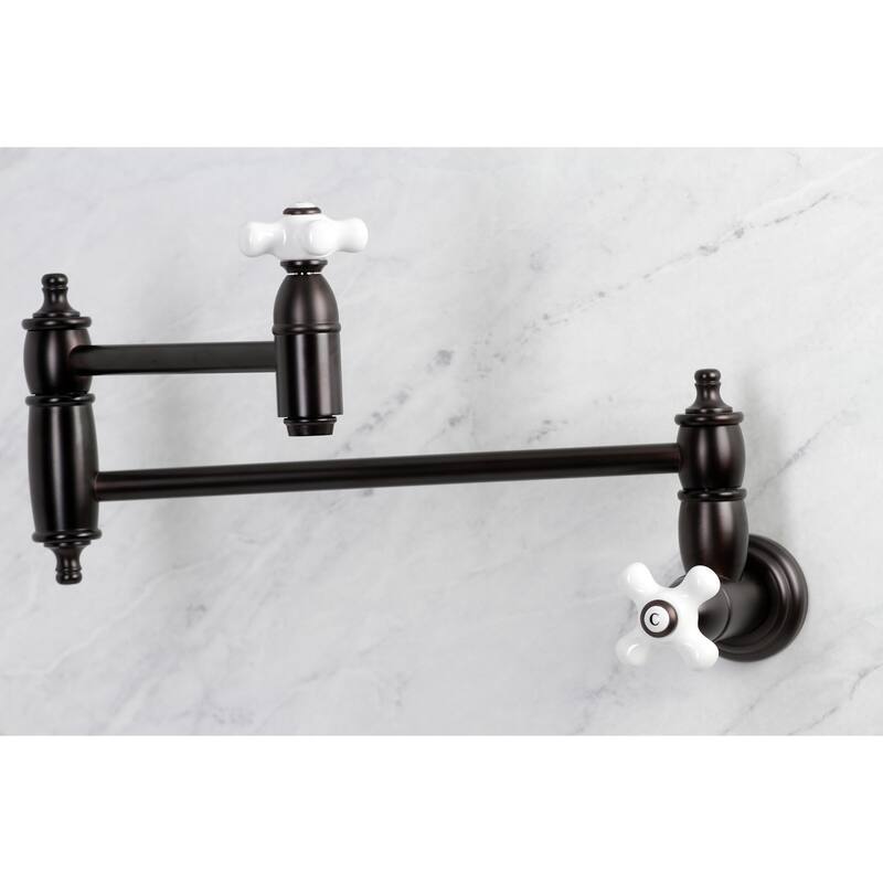 Kingston Brass Restoration Wall Mounted Pot Filler Faucet