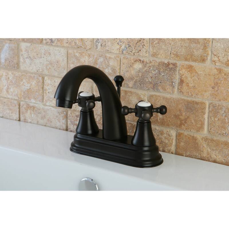 Kingston Brass English Vintage Centerset Bathroom Faucet with Brass