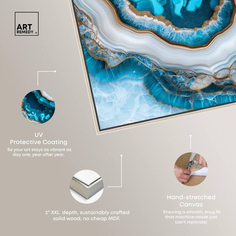 Gilded Geode Eye III Canvas by Art Remedy