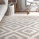 preview thumbnail 70 of 93, Nuloom Kellee Hand Tufted Geometric Wool Area Rug