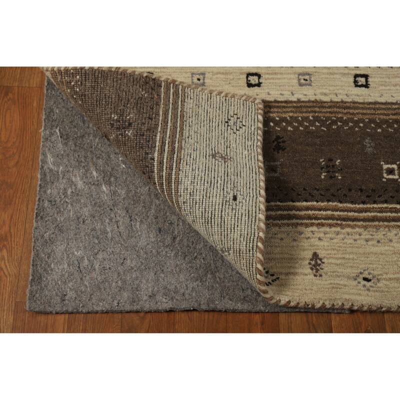 Gabbeh Indian Rug Handmade Tribal Oriental Wool Carpet - 5'4" x 7'6"