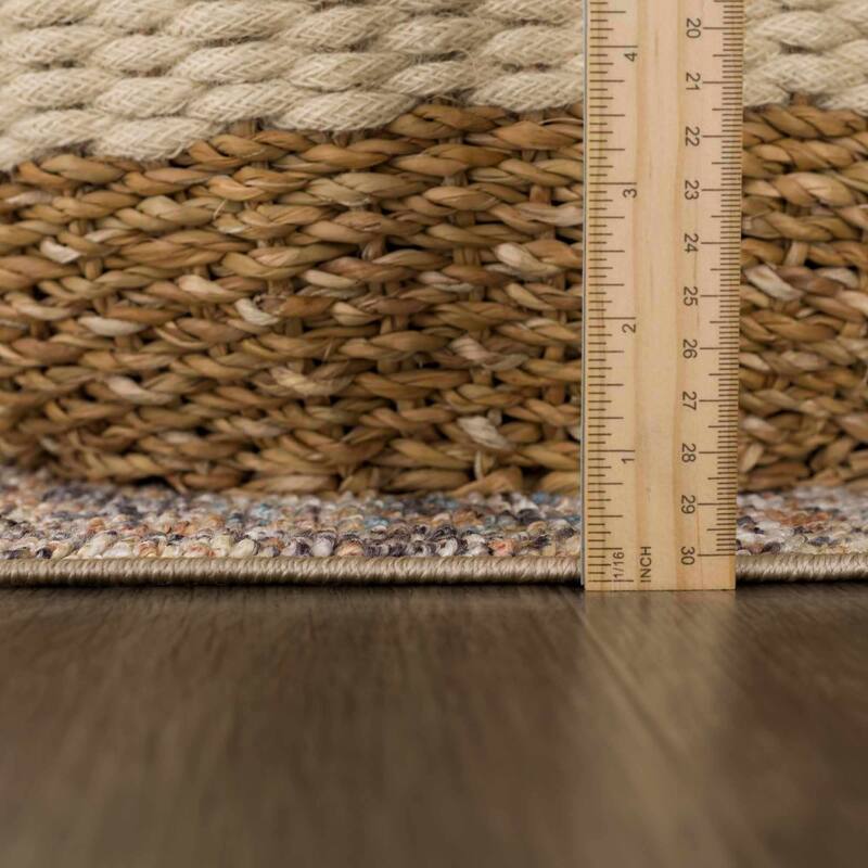 Reseca Oriental Traditional Vintage Distressed Machine Washable Area Rug