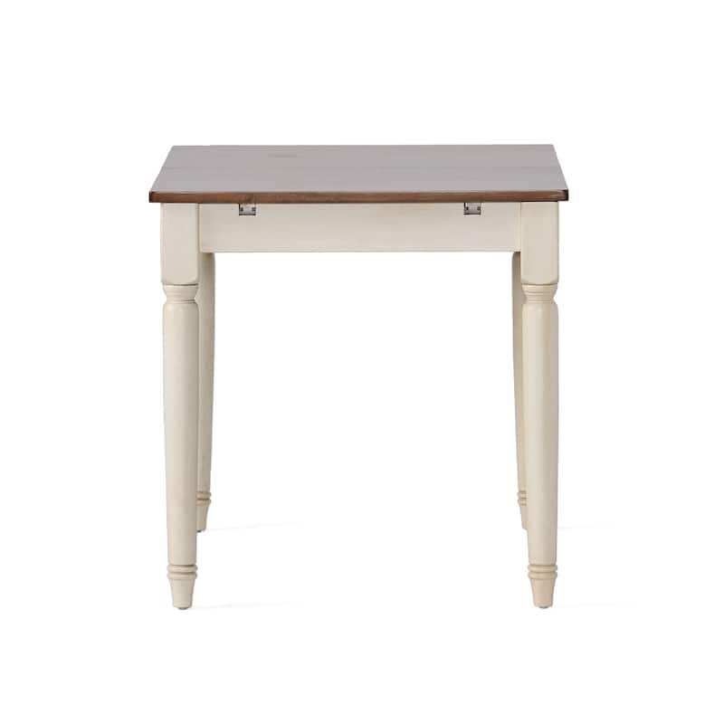 Clearwater Multicolored Wood Dining Table with Leaf Extension by Christopher Knight Home