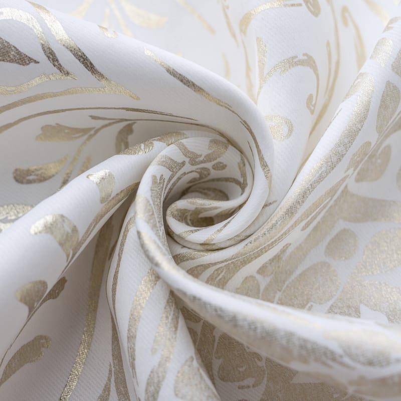 Helena Foil Privacy Window Curtain