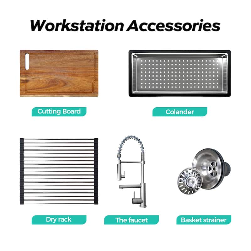 33 inch Stainless Steel Dropin Undermount Single Bowl Kitchen Sink