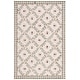 preview thumbnail 64 of 98, SAFAVIEH Handmade Chelsea Aubree French Country Trellis Wool Rug 3' Square - Ivory/Green - Square