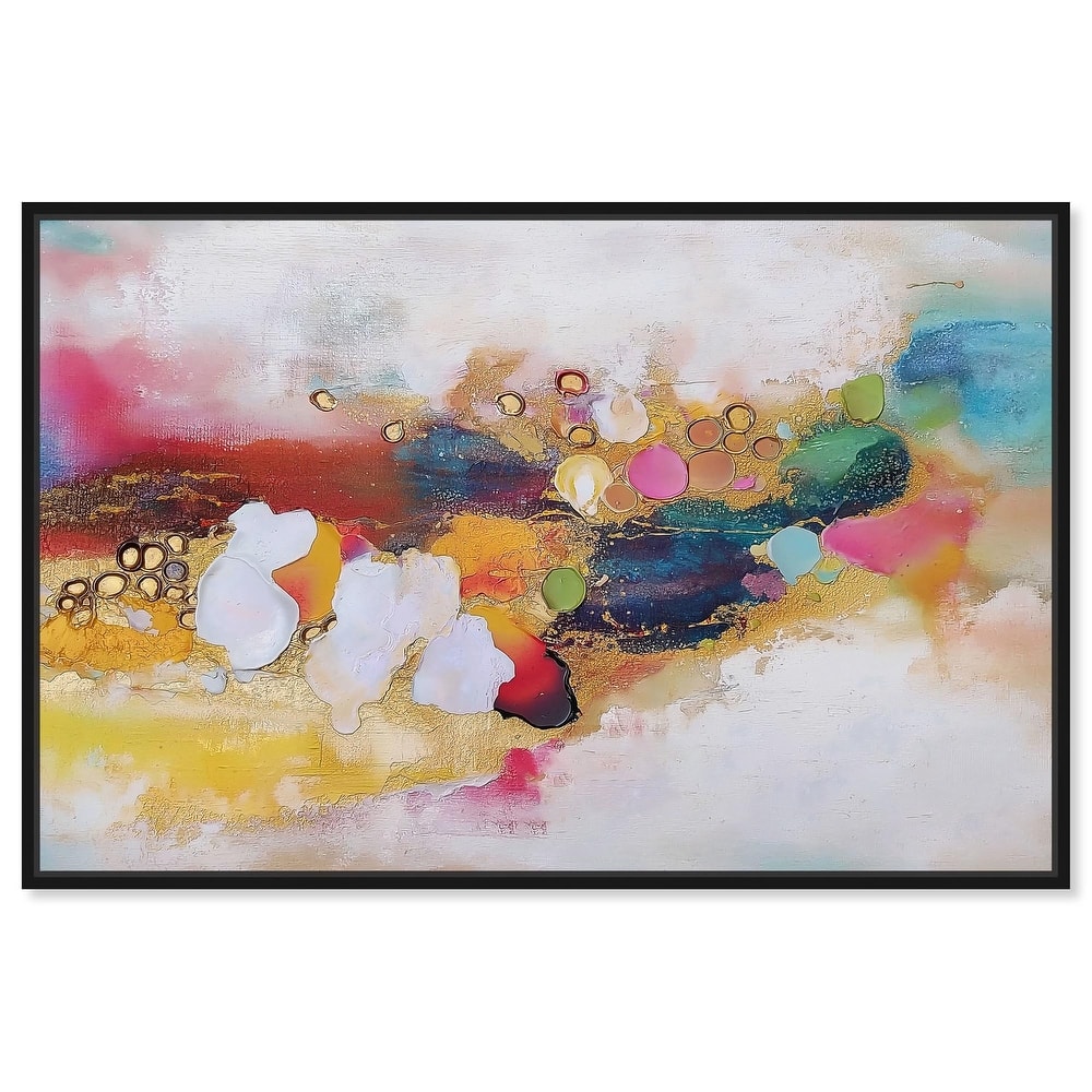 Vibrant Dabs I Canvas by Art Remedy