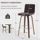 preview thumbnail 70 of 198, 26"/29" Faux Leather Swivel Bar/Counter Stools, Set of 2/3