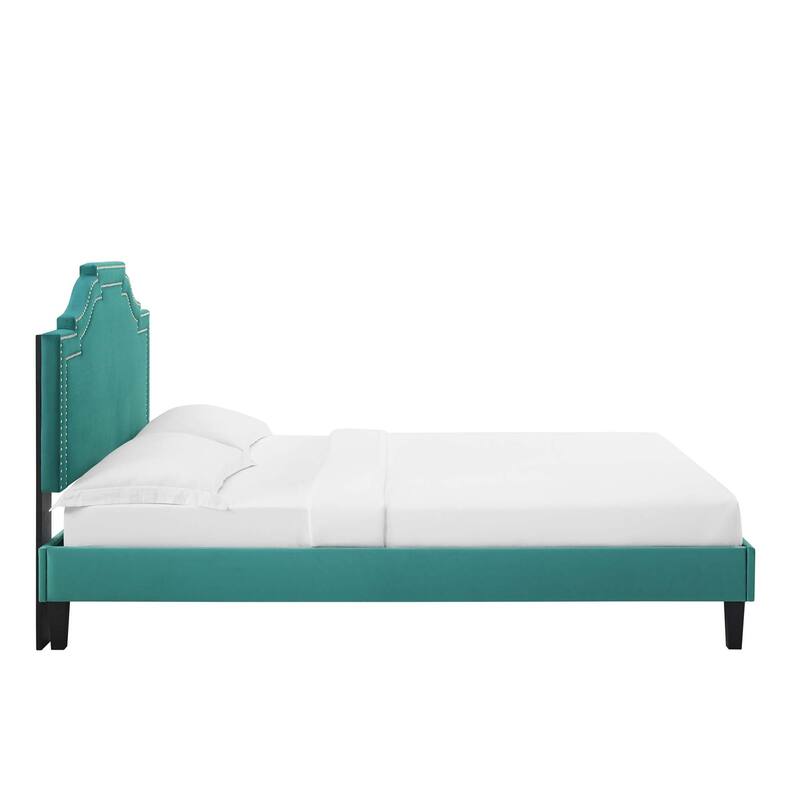 Adelaide Performance Velvet King Platform Bed