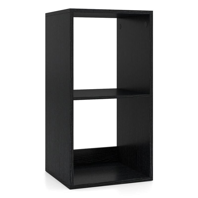 Costway 2/3-Cube Bookcase Open Back Bookshelf with Anti-tip Kit Modern