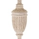 preview thumbnail 4 of 5, Archie Whitewashed Urn Floor Lamp