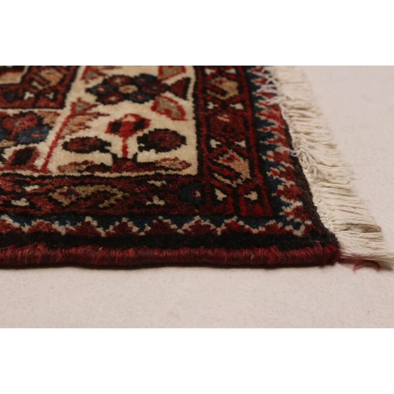ECARPETGALLERY Hand-knotted Anadol Red Wool Rug - 3'8 x 13'0