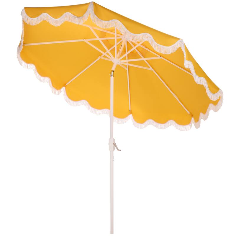 SAFAVIEH Outdoor Living Torsa 9ft Crank Umbrella