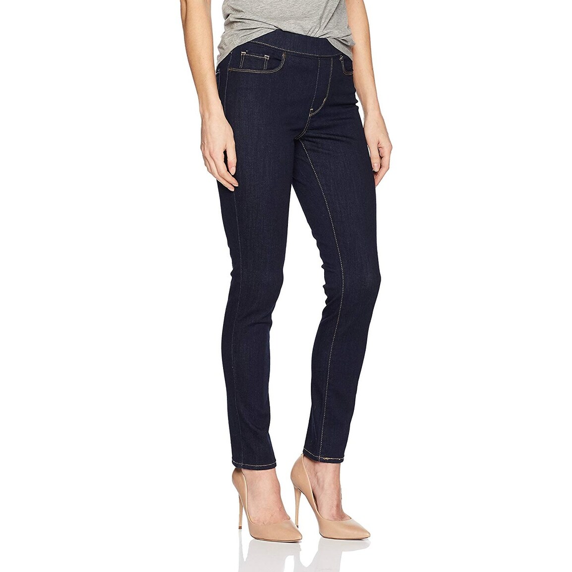 women's levi's pull up jeans