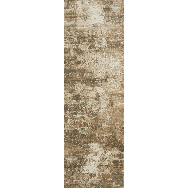 Alexander Home Augustus Modern Distressed Abstract Rug