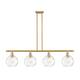 Option Satin Gold / Clear Water Glass