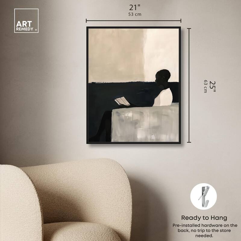 Void Reader III Canvas by Art Remedy