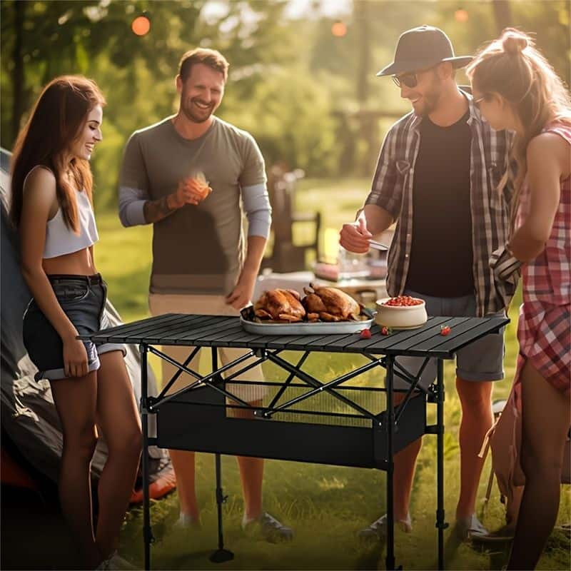 Lightweight Aluminum Folding Camping Table