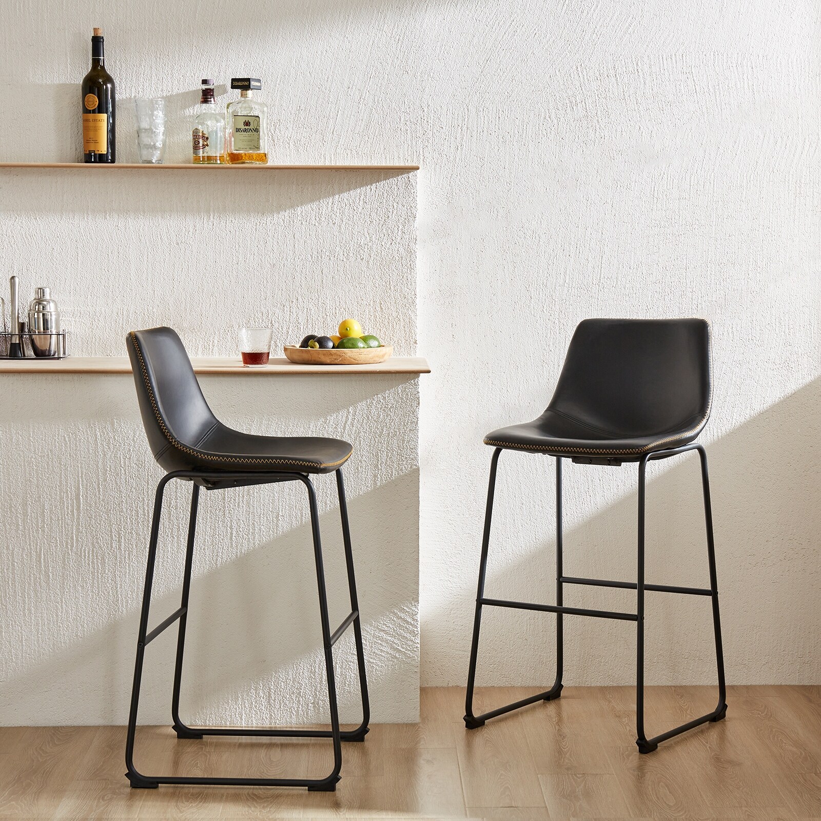 30 inch leather bar stools sales
