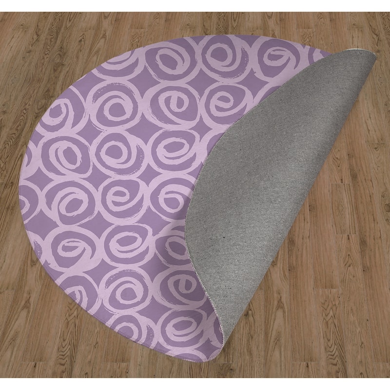 ROSES ABSTRACT LAVENDER Area Rug By Kavka Designs Bed Bath & Beyond