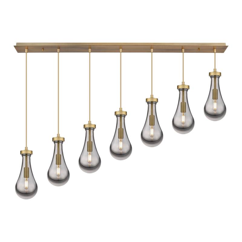 Innovations Lighting 127-451-1P-12-49 Owego Pendant Owego 7 Light 49"