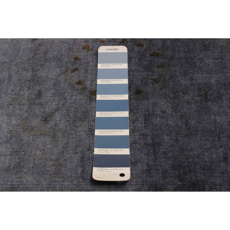 ECARPETGALLERY Hand-knotted Vibrance Light Denim Blue Wool Rug - 5'10 x 8'10