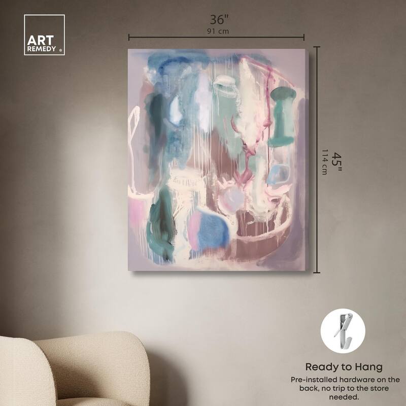 Silk and Satin I Canvas by Art Remedy, Gallery Wrapped