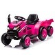 preview thumbnail 43 of 98, 12V Kids Ride On Electric Tractor Black Knight,Kids Ride On Toy.2WD,Non-skid tires, steering wheel, foot pedal