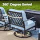 MAISON ARTS 6/7-Piece Patio Conversation Sets, Sofa Set with 2/4 x Single Chairs, 1 x 3-seater Sofa and Coffee Table/Ottomans