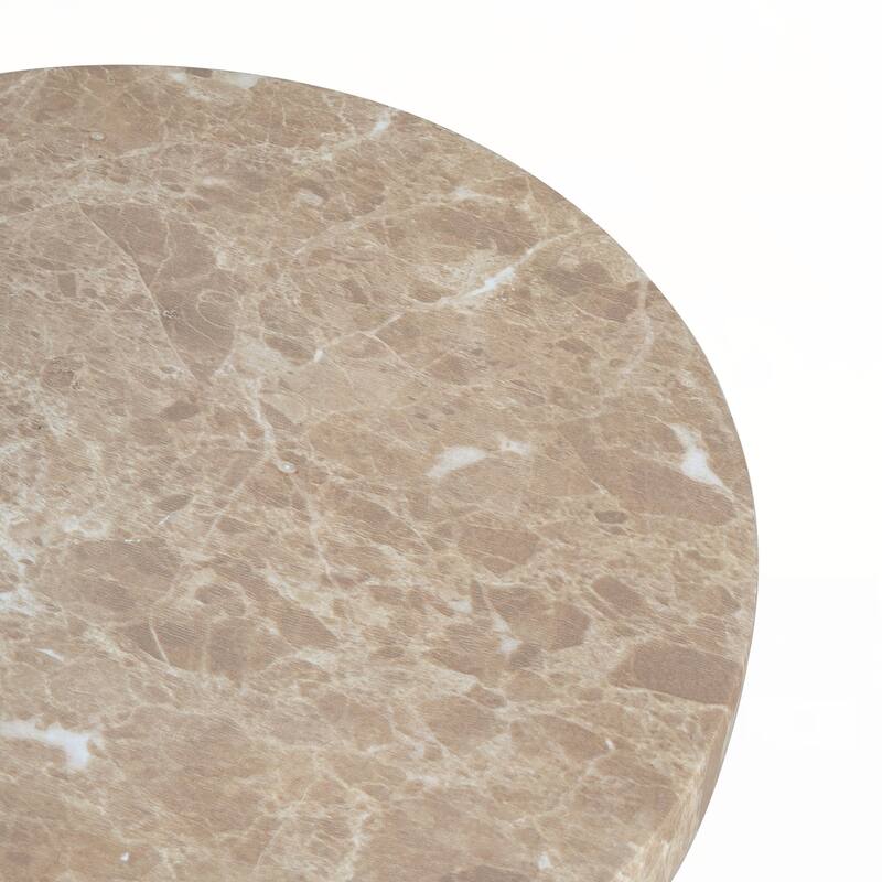 Outdoor Travertine Side Table,Glod