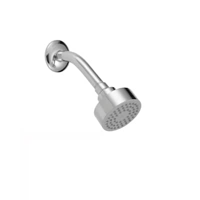 SAFAVIEH Solea Brighten Stainless Steel Single Setting Bathroom Shower Head - 7.2" x 3.1" x 2.4"