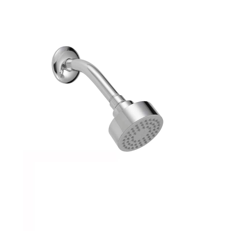 SAFAVIEH Solea Dayse Stainless Steel Single Setting Bathroom Shower Head - 7.2" x 3.1" x 2.4" - 7Wx3Dx2H