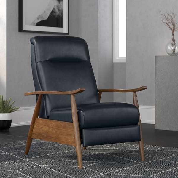 slide 2 of 75, Sienna Upholstered Wood Push Back Recliner by Greyson Living