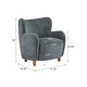 preview thumbnail 61 of 92, Bacho Fabric Wingback Accent Chair by GDFStudio